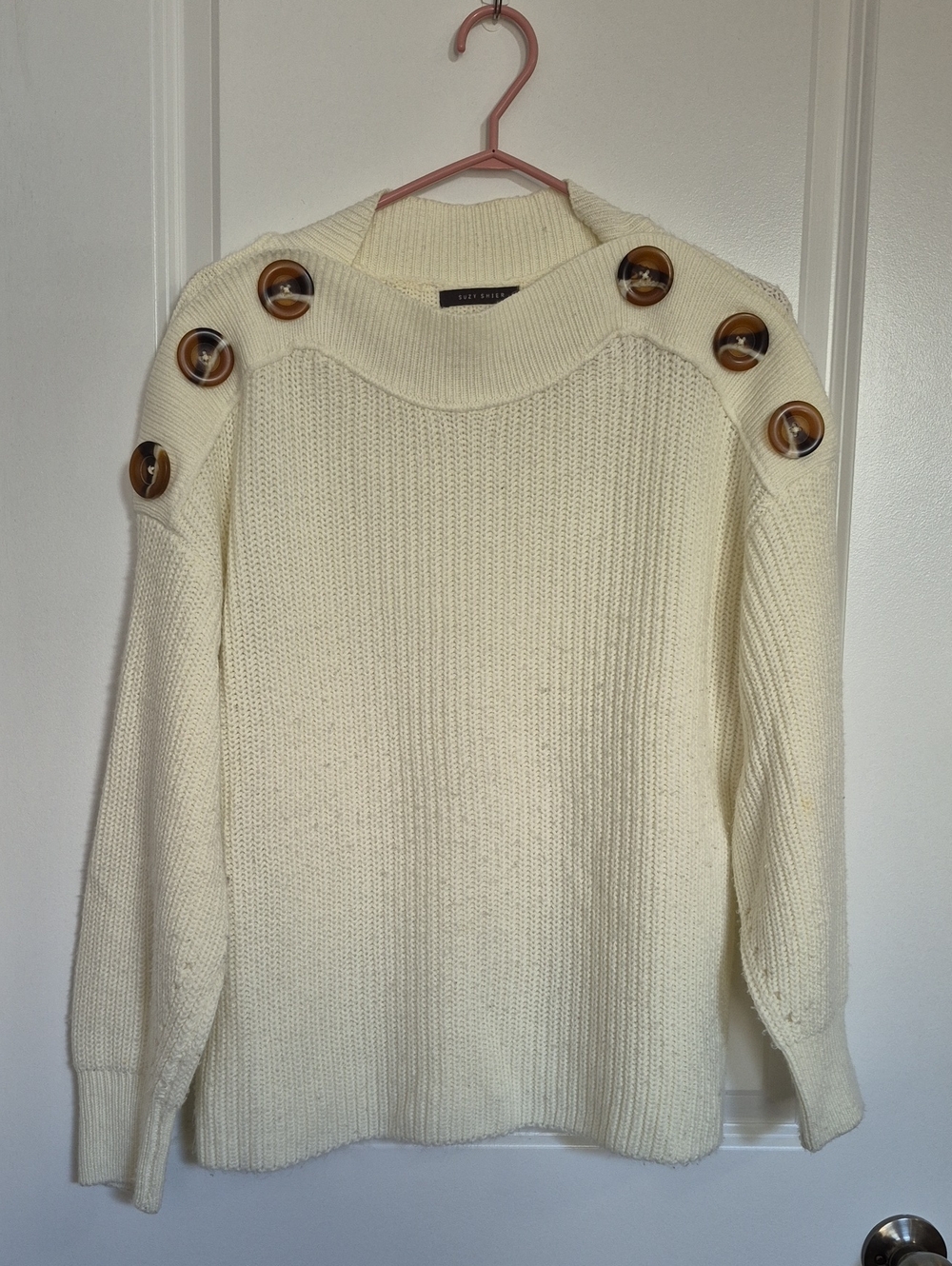 2/$20 Suzy Shier Ivory Sweater